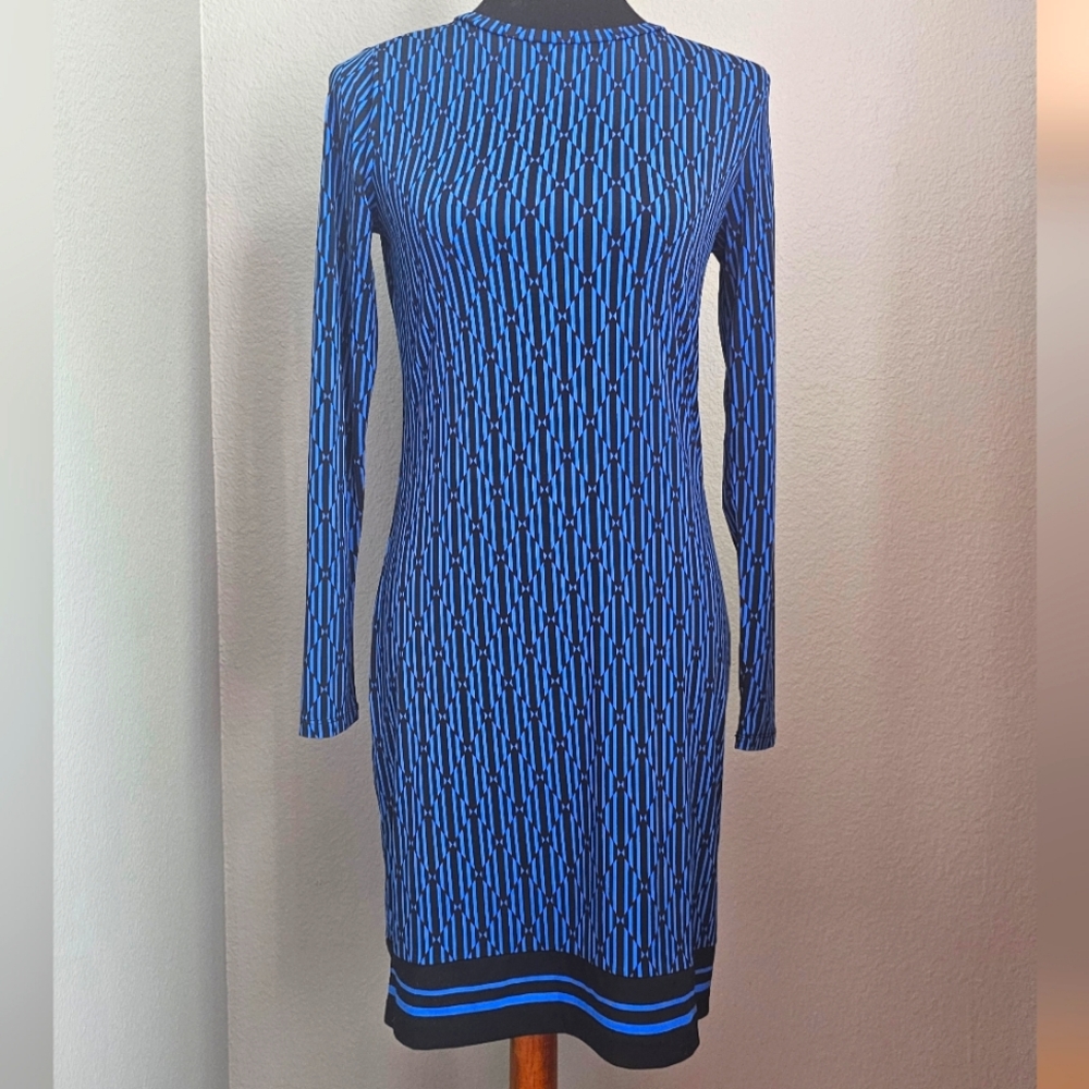 Michael Kors Longsleeve Blue Dress